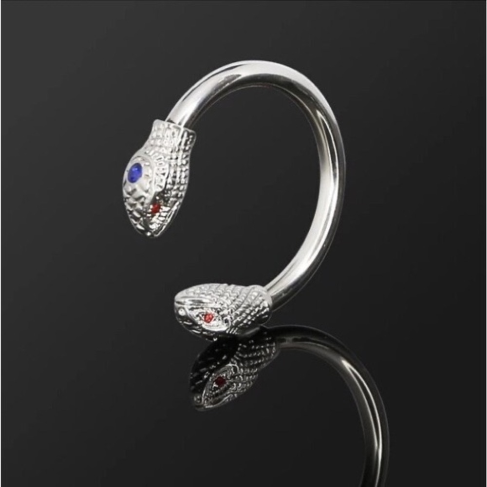 Men’s Stainless Steel Snake glans ring - Picture 2 of 7